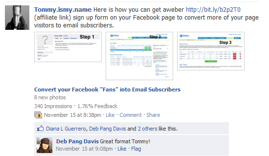 How to convert your Facebook "Fans" into Email Subscibers