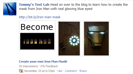Facebook tutorials using photos